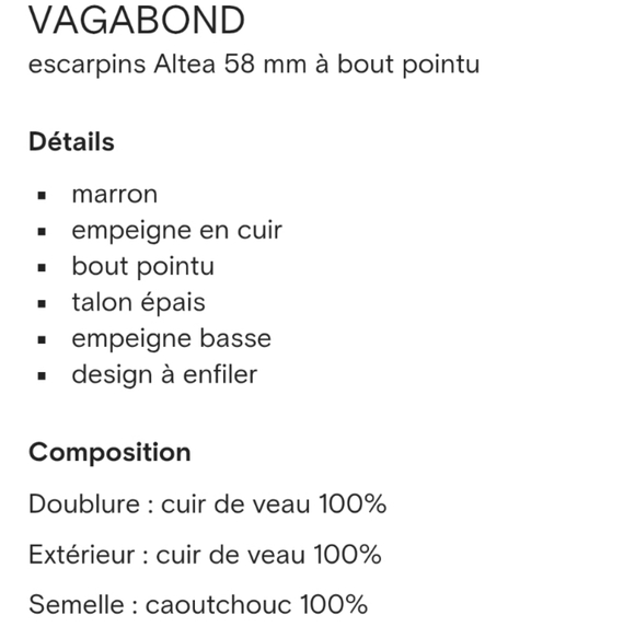 Vagabond Tan Leather Heels - Picture 9 of 9